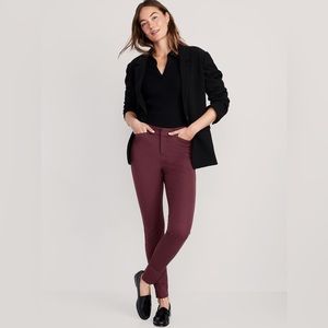 Target Mossimo Burgundy/Maroon Skinny Jeans